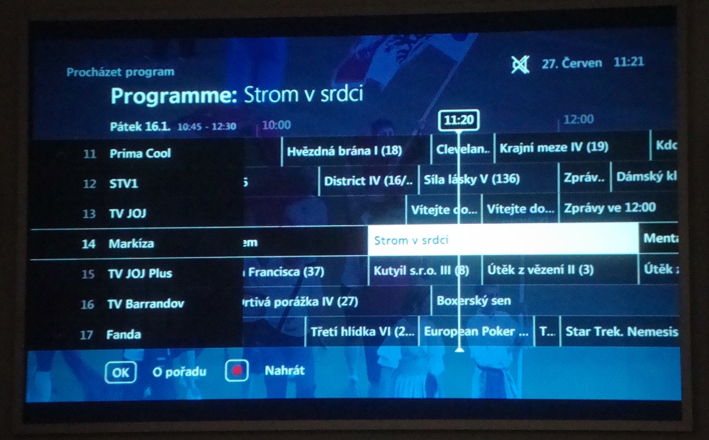 Nová podoba služby O2TV po přechodu na platformu nangu.TV