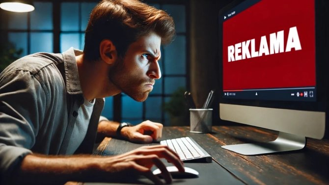 Zobrazení reklamy na YouTube