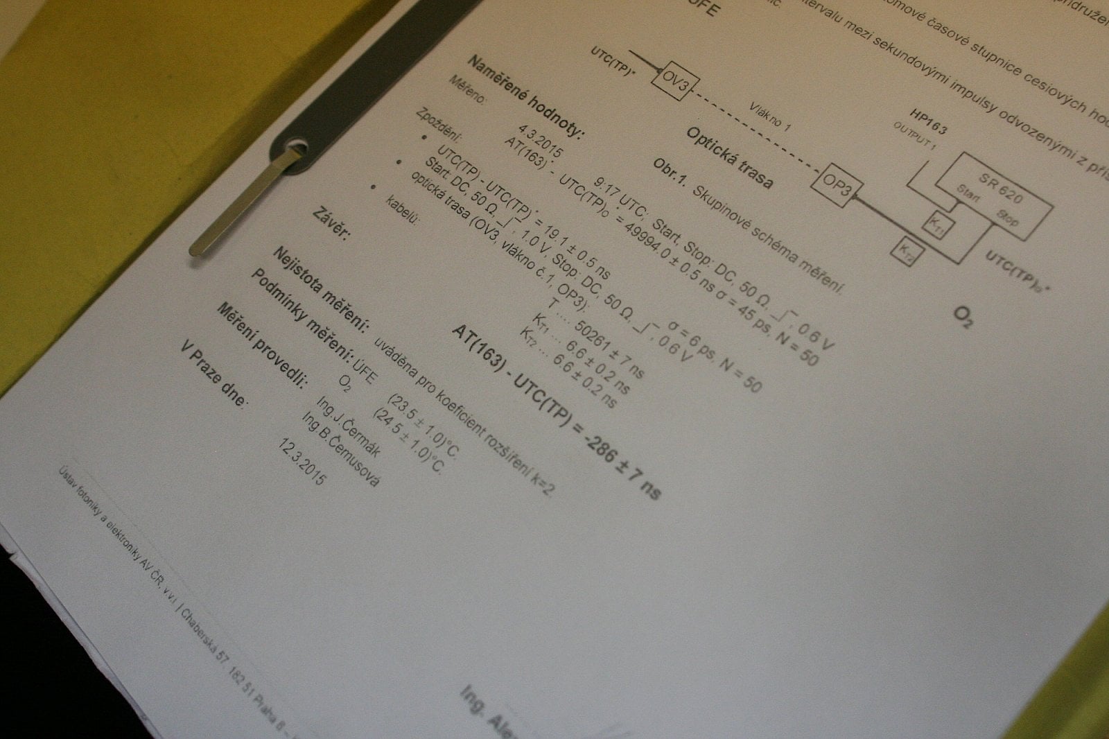 Atomové hodiny CETIN