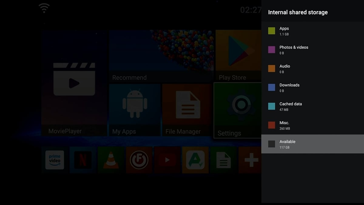HK1 Play Bqeel - uživatelské prostředí