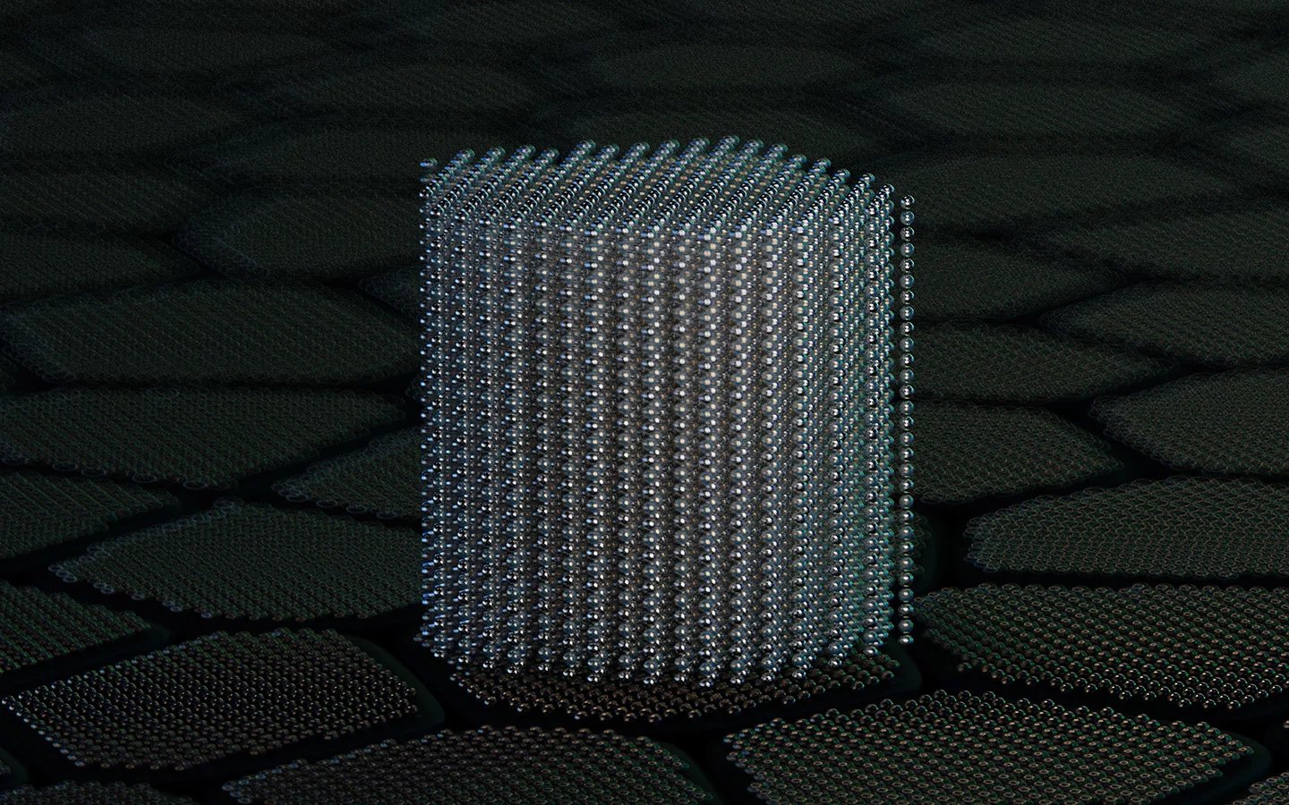 Struktura supermřížky u materiálu používaného pro HAMR plotny Mozaic 3+