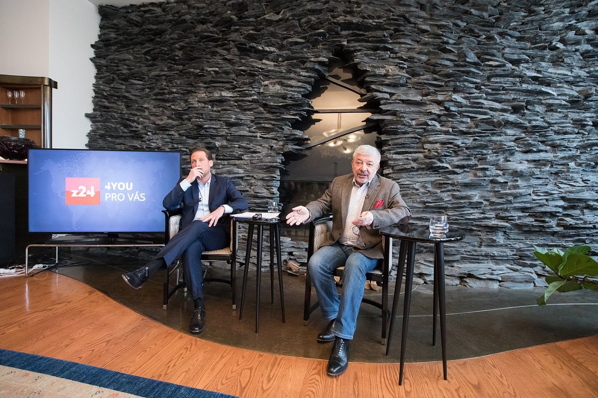 Tisková konference chystané zpravodajské televize Z24 2/2