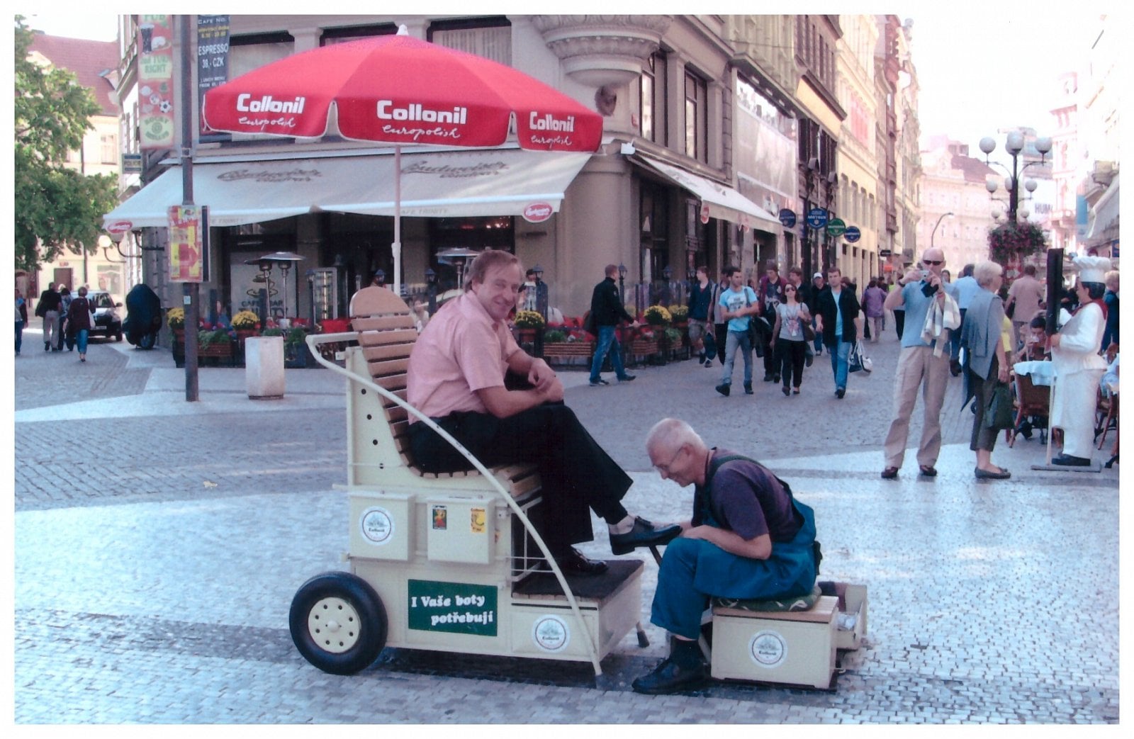 Začátky pražského čističe bot Michala Grivalského