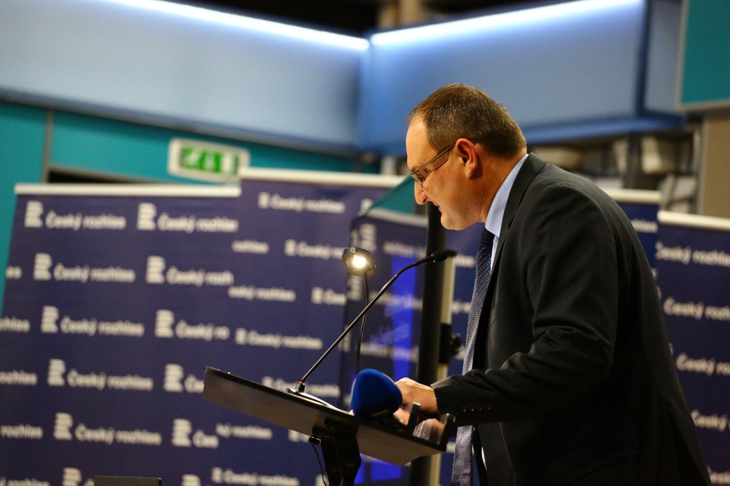 Projev Jakuba Končelíka.