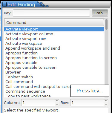 Pokročilá nastavení správce oken Sawfish