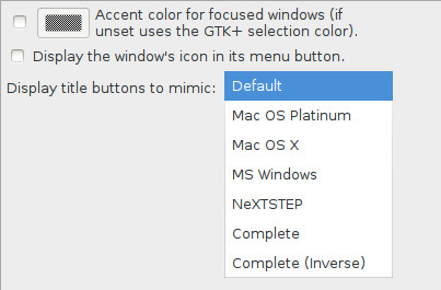 Pokročilá nastavení správce oken Sawfish