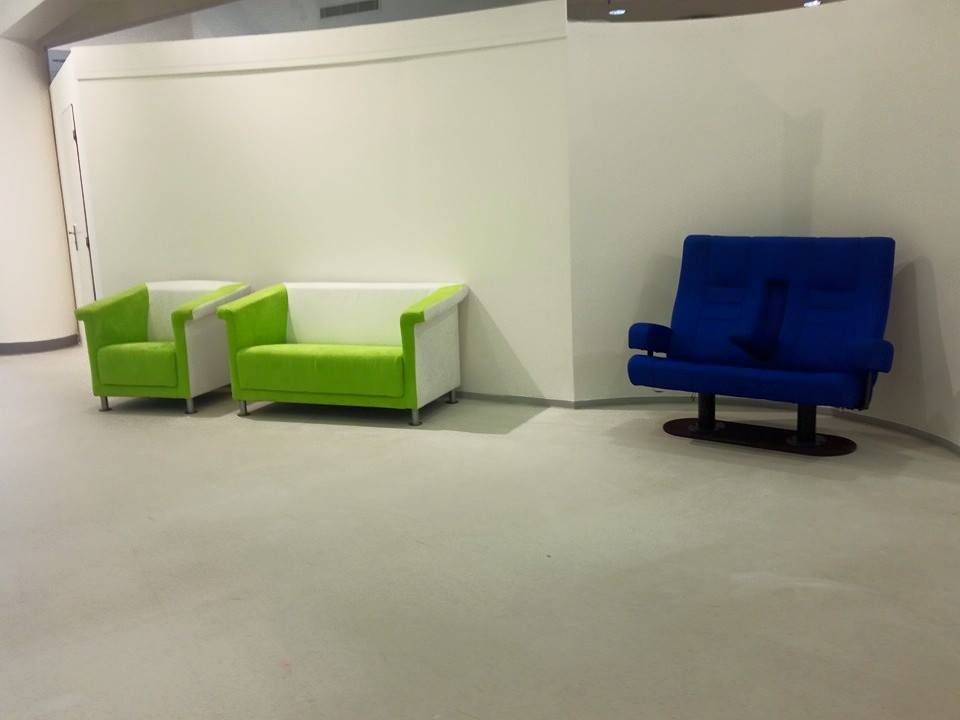 Studio televize Harmonie v Obchodním domě Kotva