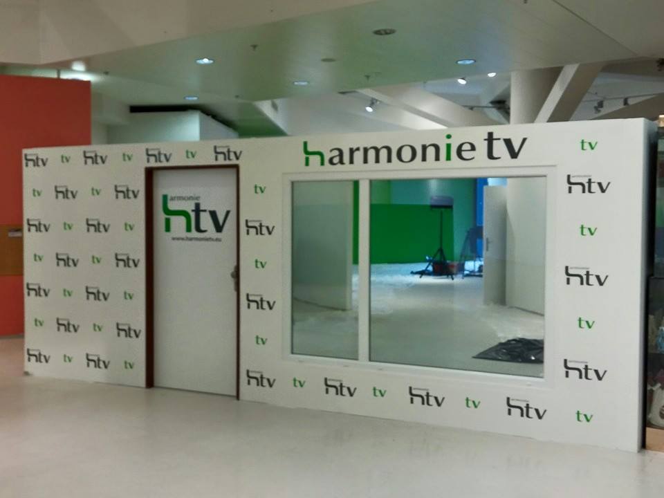 Studio televize Harmonie v Obchodním domě Kotva