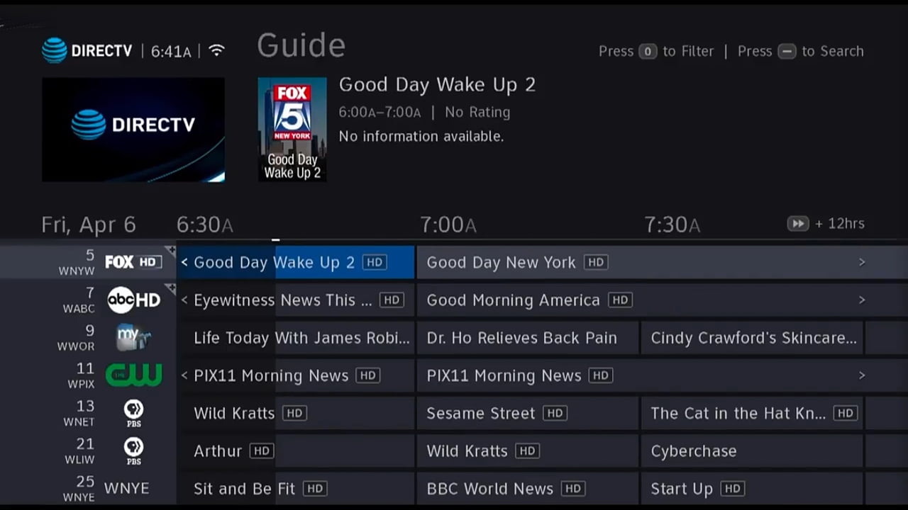 DIRECTV - Programový průvodce 2/2