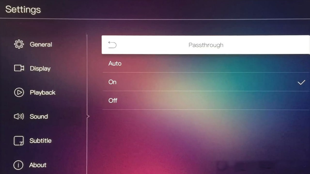 Egreat A10 - Menu nastavení – nastavení audia
