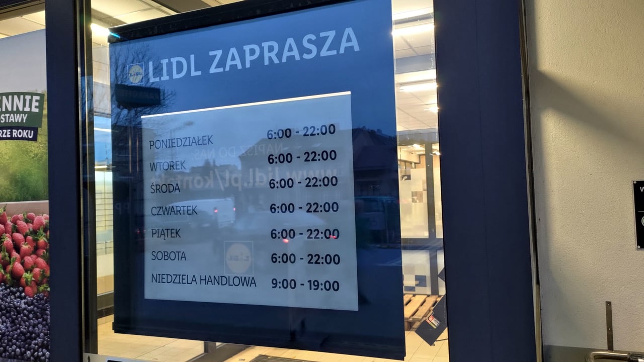 Ceny v Lidlu, Cieszyn (PL), 30. 3. 2023.