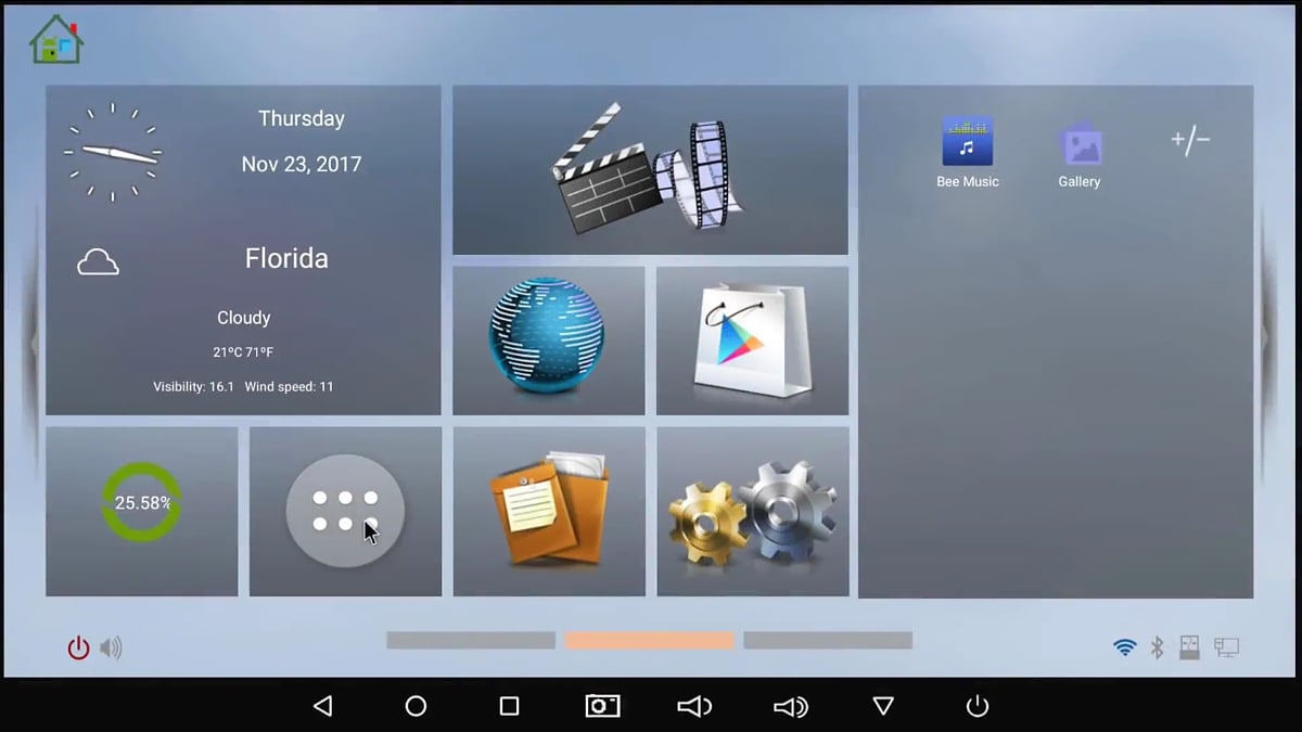 První start přístroje a online aktualizace