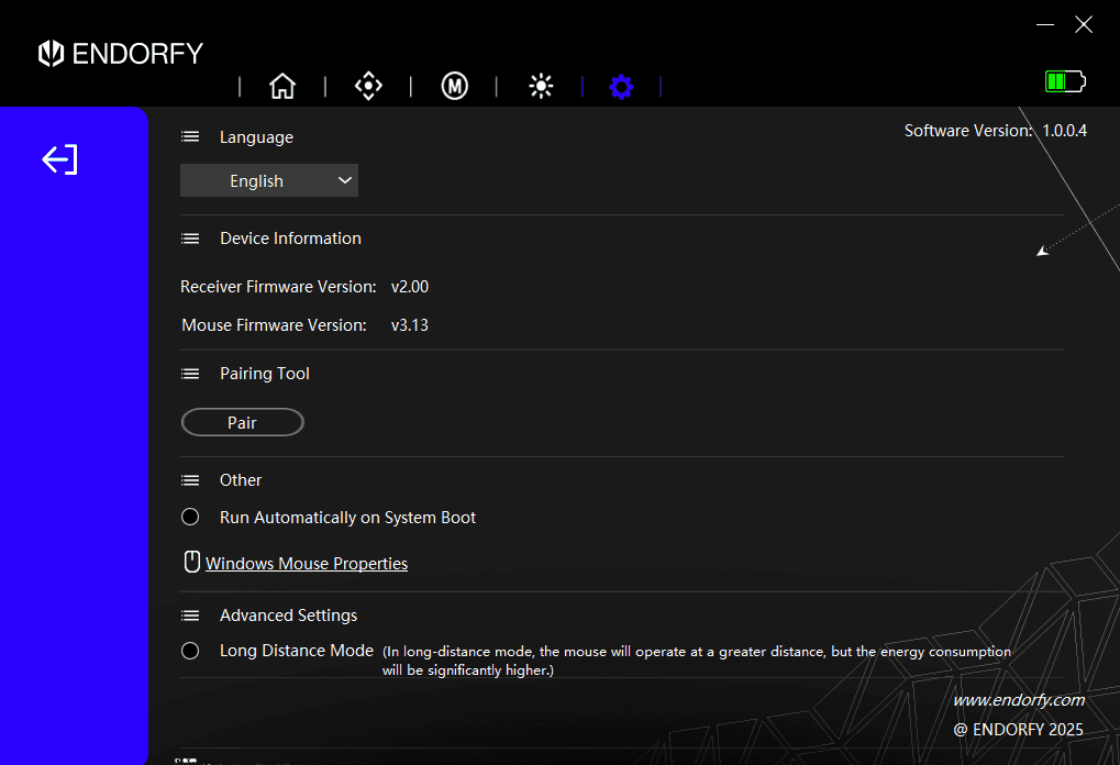Endrofy LIV software
