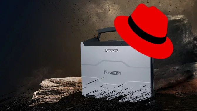 Panasonic Toughbook Red Hat