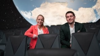 Zakladatelé PangeAI Johanna von der Leyenová a Marek Miltner