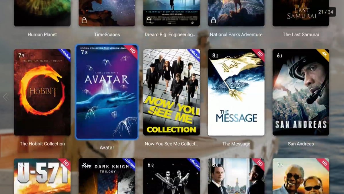 Zidoo Z1000 - Poster Wall