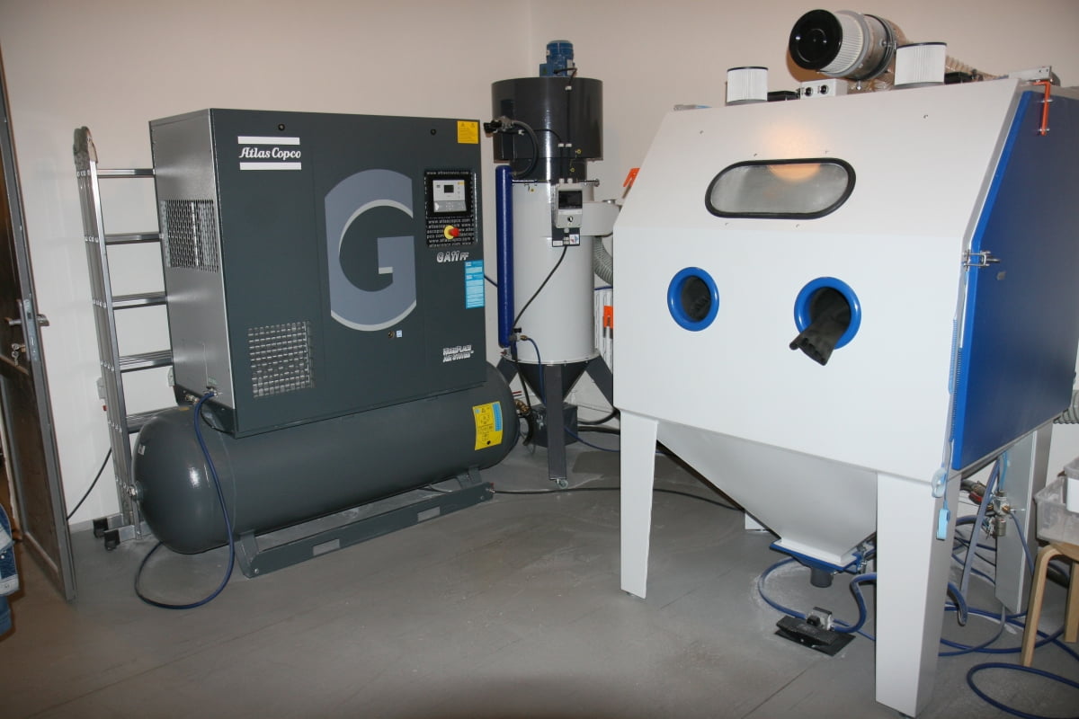 Místo, kde dochází k finálnímu začištění produktů.