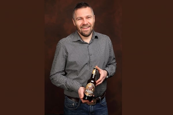 Sládek Velkopopovického pivovaru Vojtěch Homolka