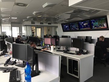 Virová laboratoř ESETu v sídle v Bratislavě.
