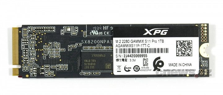 XPG Gammix S11 Pro 1TB rear