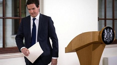 Náhledový obrázek - Osborne: Ekonomika je v šoku, na přebytkový rozpočet nemáme