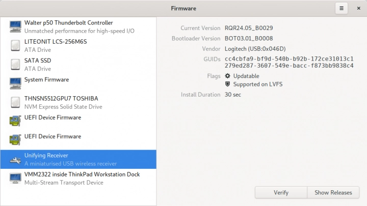 GNOME Firmware