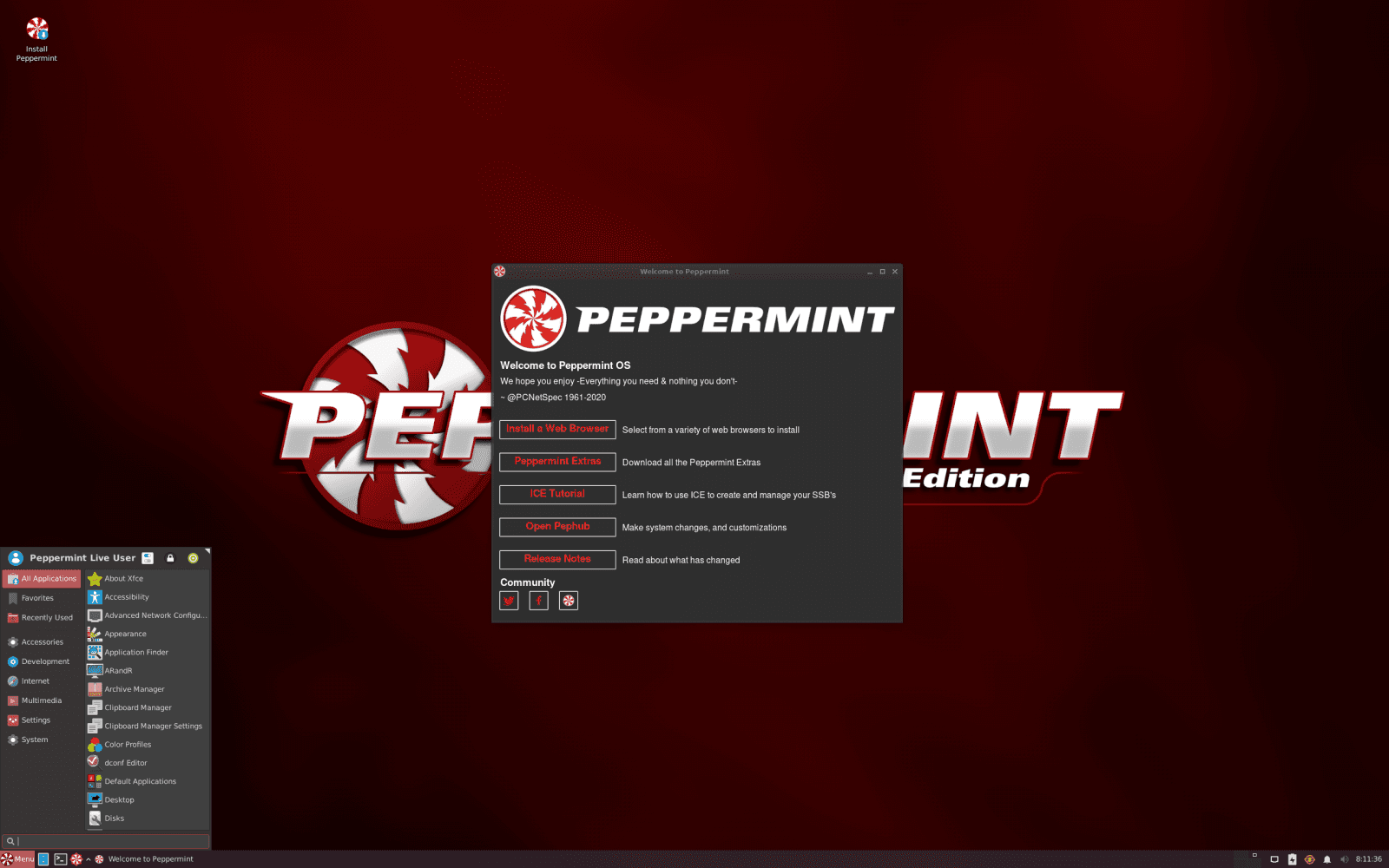 Peppermint OS 2022-02-02
