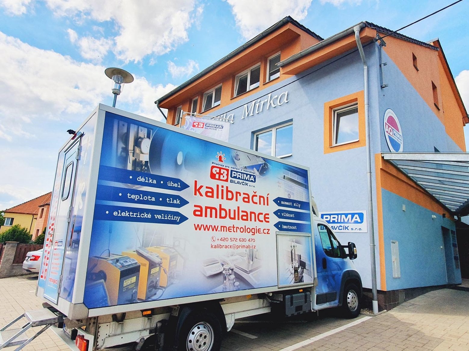Mobilní kalibrační laboratoř
