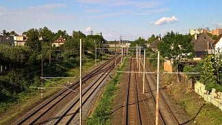 Ilustrační fotografie. Železniční trať v Ostravě - Zábřehu. (23. 6. 2020, Microsoft Lumia 950 XL)