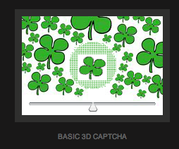 3D captcha rozluštěná. Stačí posunout táhlo.