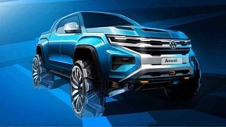 Náhledový obrázek - Chystaný VW Amarok se ukázal na první skice. Techniku bude sdílet s Fordem