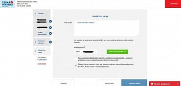 Na konci můžete připojit poznámku. Po odeslání už se do žádosti nedostanete tak, jako do rozpracovaného dokumentu