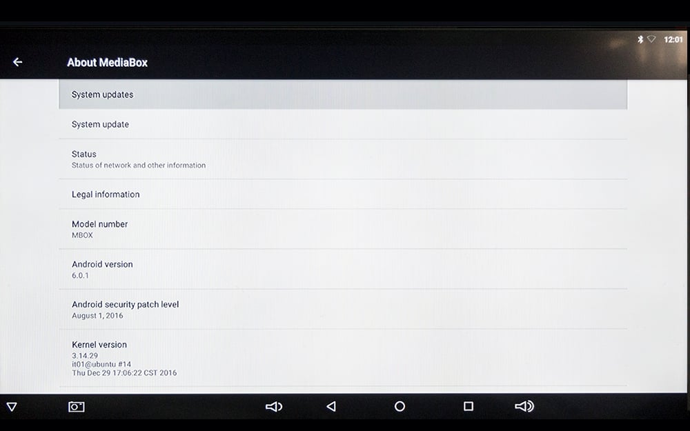 Uživatelské prostředí a benchmarky boxu Q Plus