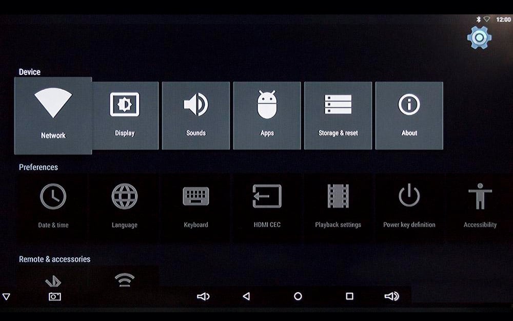 Uživatelské prostředí a benchmarky boxu Q Plus