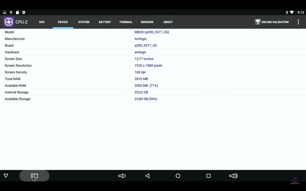 Uživatelské prostředí a benchmarky boxu Q Plus