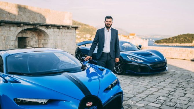 Generální ředitel automobilky Bugatti Mate Rimac
