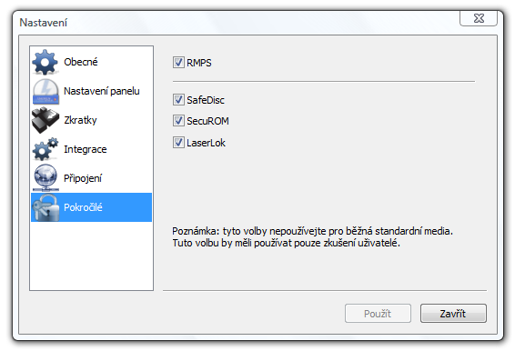 <p>Daemon tools si hravě poradí s emulací některých ochran</p>