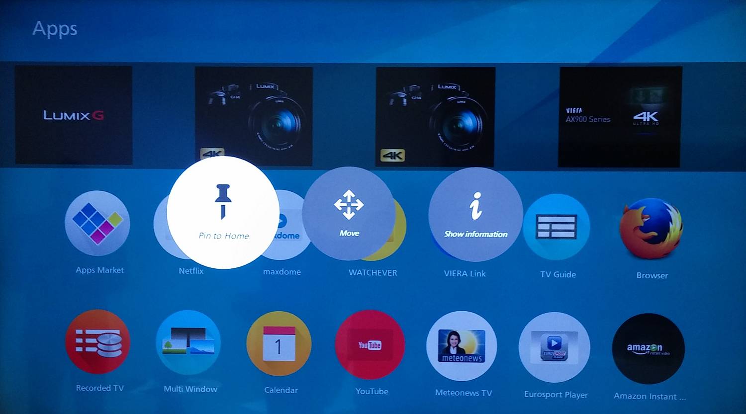 Firefox OS TV - Home Screen 2.0