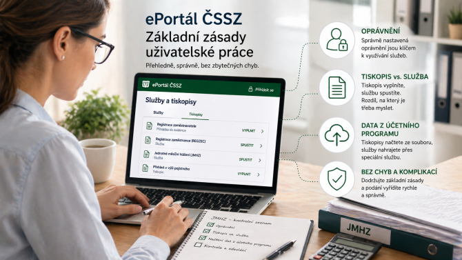 https://i.iinfo.cz/images/Účetní v kanceláři při práci s ePortálem ČSSZ