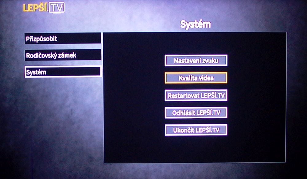 Lepší.TV - set-top box - kvalita a HD