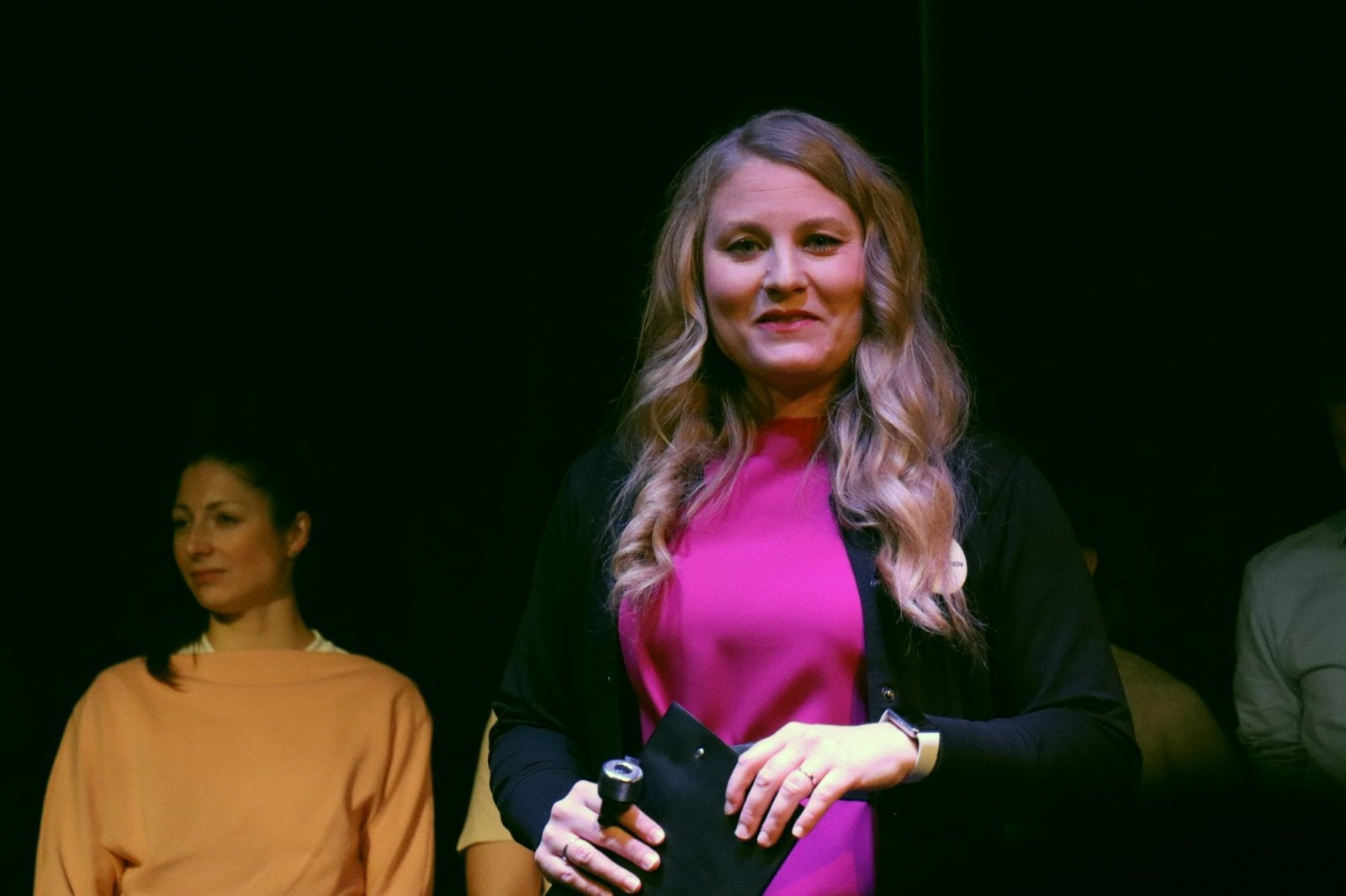 Mariana Zacharová při moderování