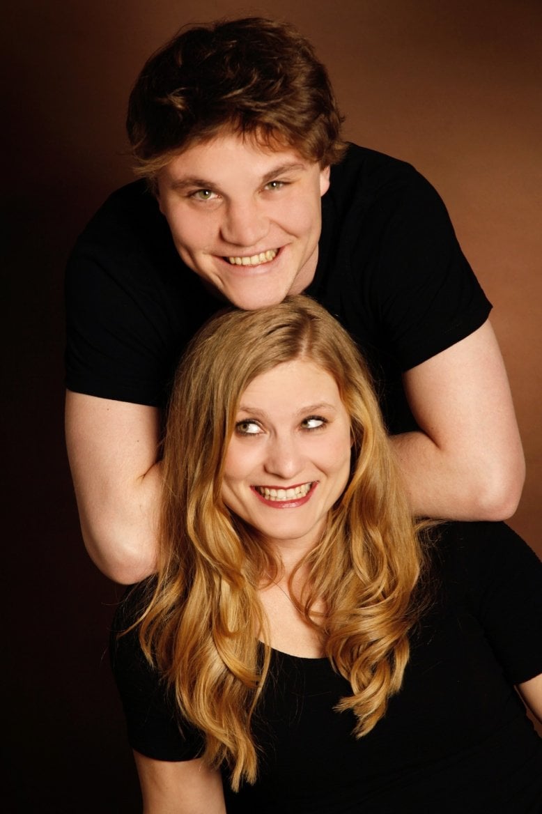 Mariana Zacharová s bratrem Robertem Hájkem