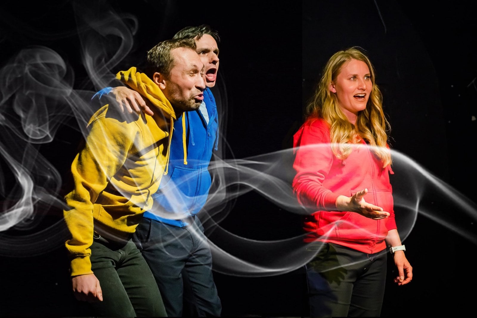 Mariana Zacharová se skupinou Swifthood (spolu s Marcelkem Mikou a Ondřejem Svobodou)