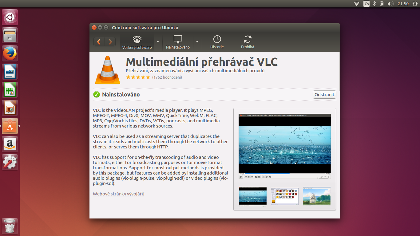 Centrum softwaru se od minula moc nezměnilo.