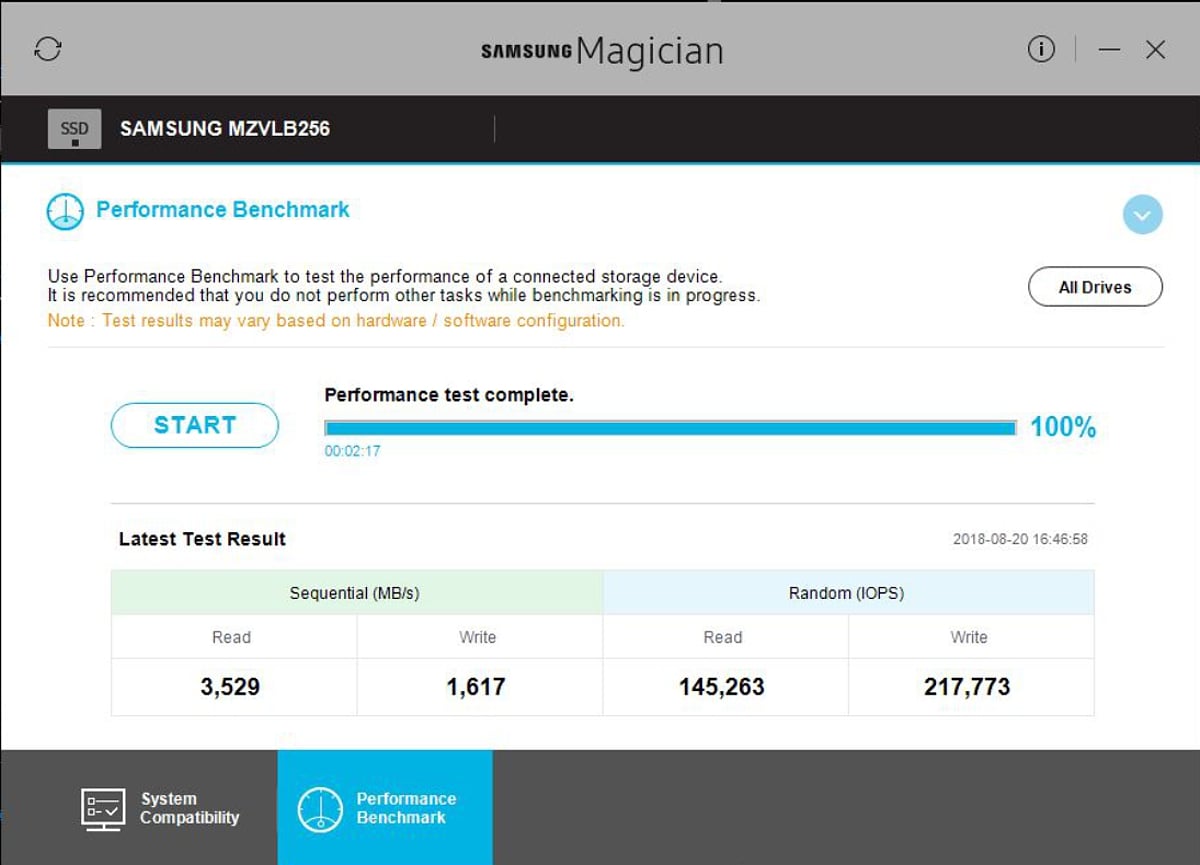 Systémové informace – Kaby G7