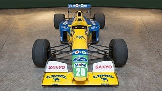 Náhledový obrázek - Chtěli byste formuli Michaela Schumachera? Benetton z roku 1991 je na prodej