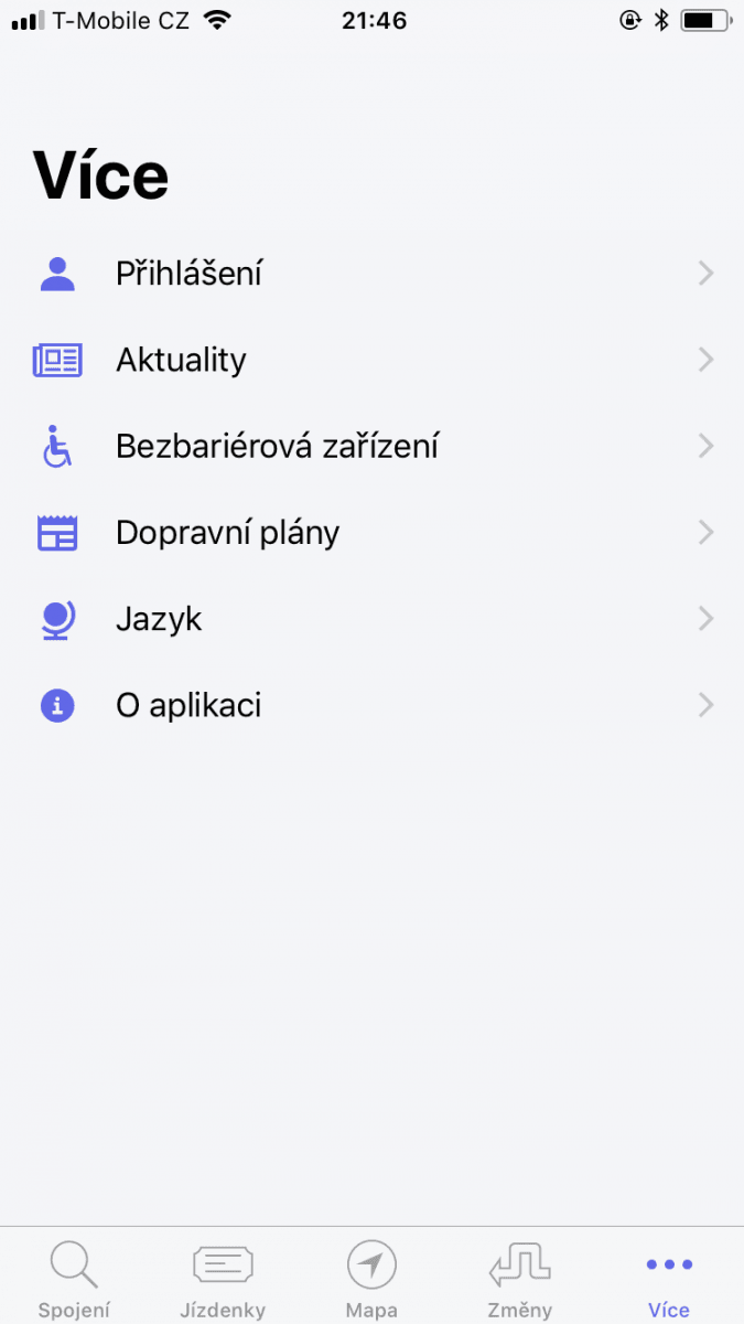 Mobilní aplikace PID Lítačka