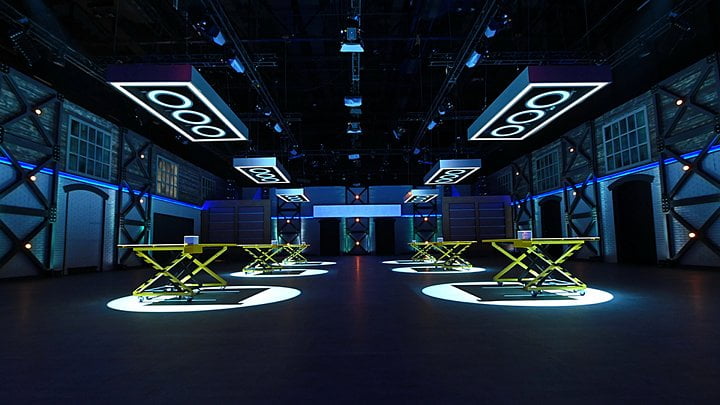 Studio Lego Masters ve Varšavě, kde se točila česká a slovenská verze