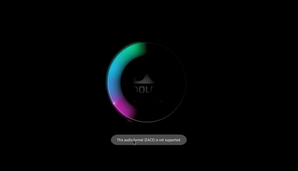 X5 Dual Boot Mini PC - chybová hláška