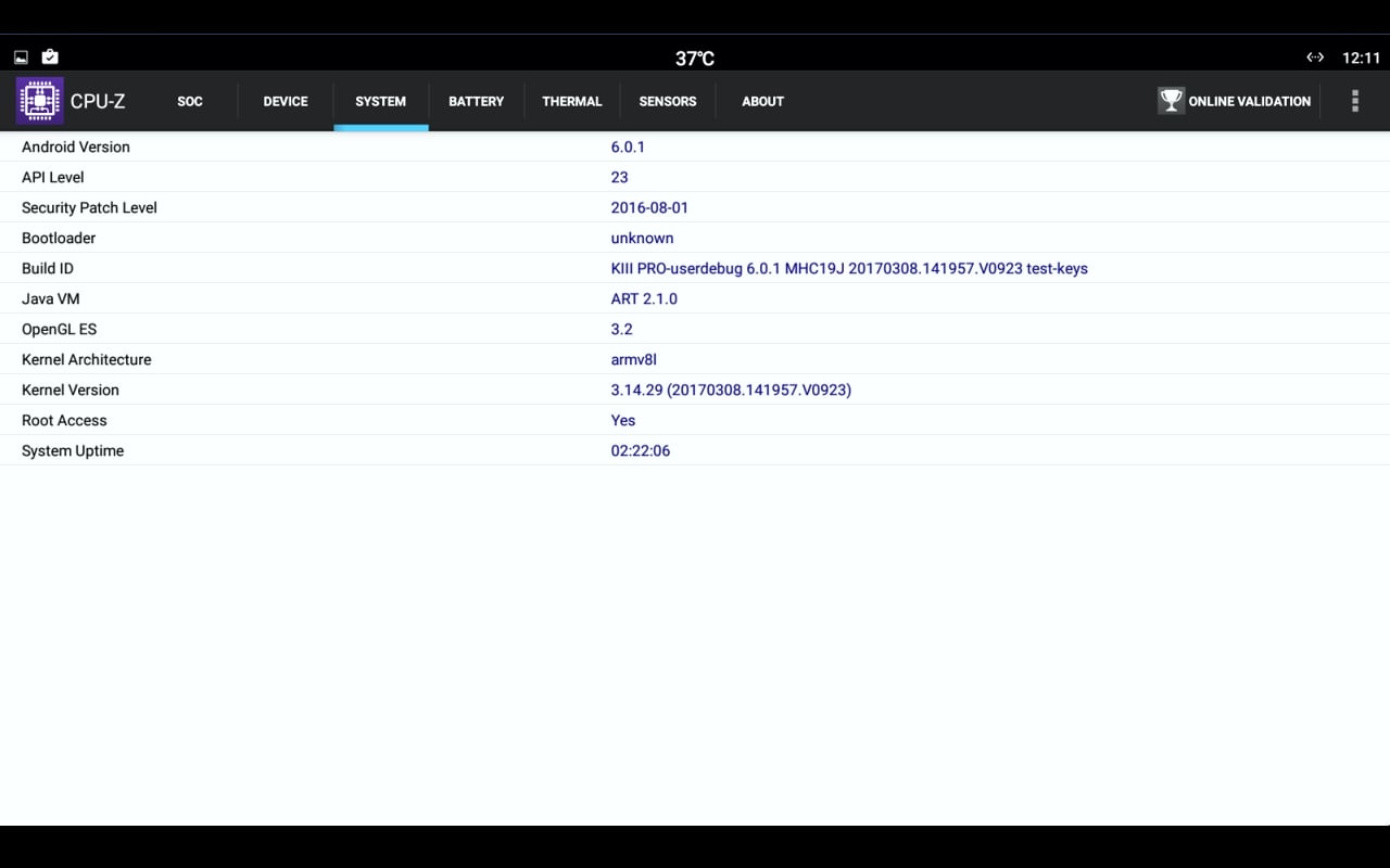 Benchmarky (konfigurace 3 / 16, Android 6.0)